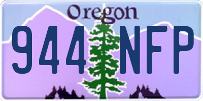 OR license plate 944NFP