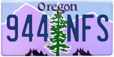 OR license plate 944NFS