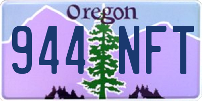 OR license plate 944NFT