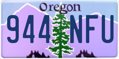 OR license plate 944NFU