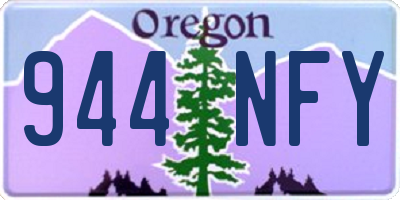 OR license plate 944NFY