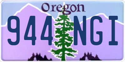 OR license plate 944NGI