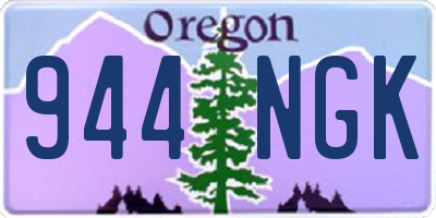 OR license plate 944NGK