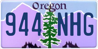 OR license plate 944NHG