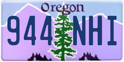 OR license plate 944NHI