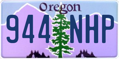 OR license plate 944NHP