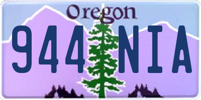 OR license plate 944NIA