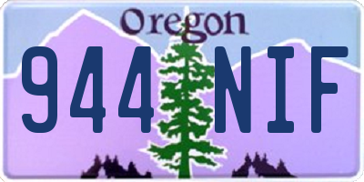 OR license plate 944NIF