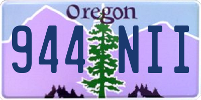 OR license plate 944NII