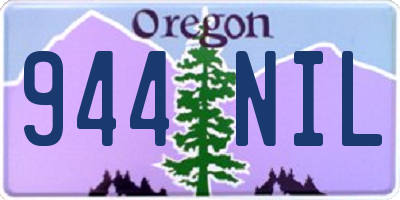 OR license plate 944NIL