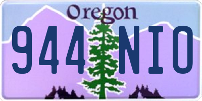 OR license plate 944NIO