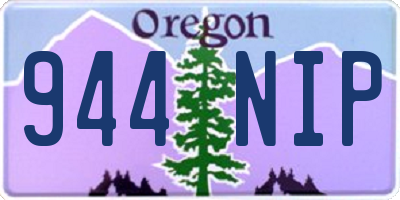 OR license plate 944NIP