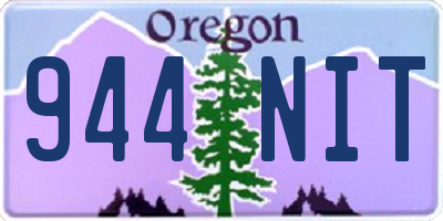 OR license plate 944NIT