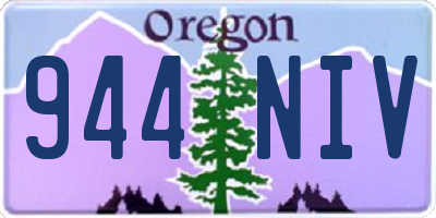 OR license plate 944NIV