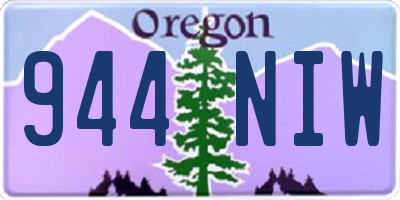 OR license plate 944NIW