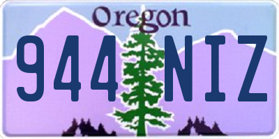 OR license plate 944NIZ