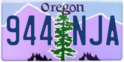 OR license plate 944NJA