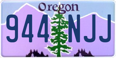 OR license plate 944NJJ