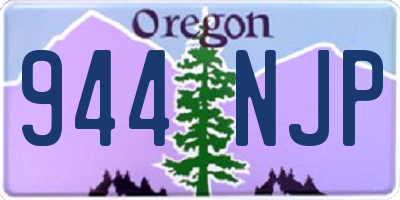 OR license plate 944NJP