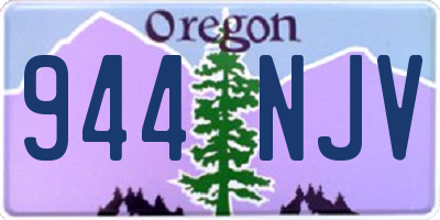 OR license plate 944NJV