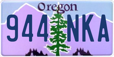 OR license plate 944NKA