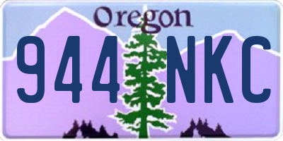 OR license plate 944NKC