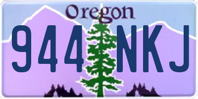 OR license plate 944NKJ