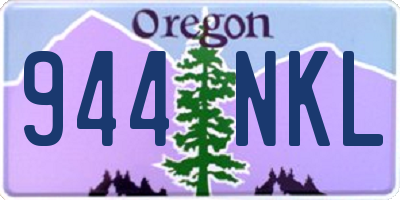 OR license plate 944NKL