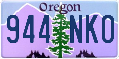 OR license plate 944NKO