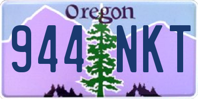 OR license plate 944NKT