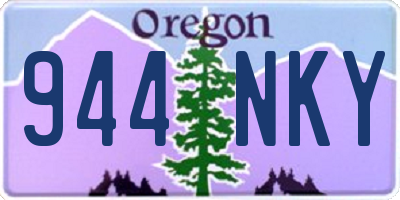 OR license plate 944NKY