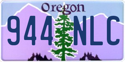 OR license plate 944NLC