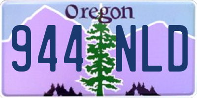 OR license plate 944NLD