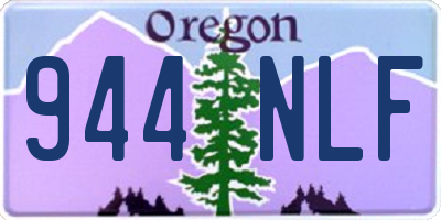 OR license plate 944NLF