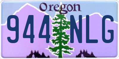 OR license plate 944NLG