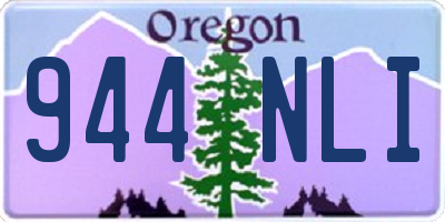 OR license plate 944NLI