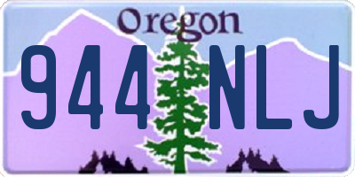 OR license plate 944NLJ