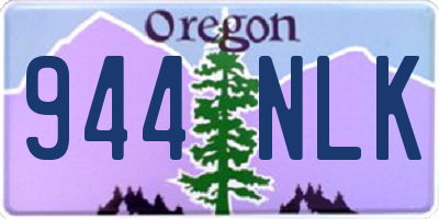 OR license plate 944NLK