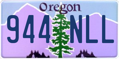 OR license plate 944NLL