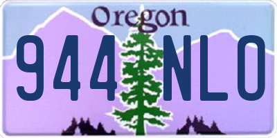 OR license plate 944NLO