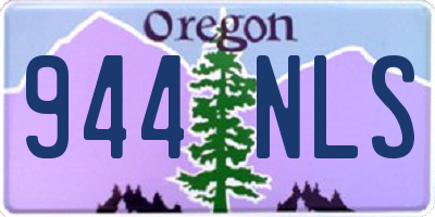 OR license plate 944NLS