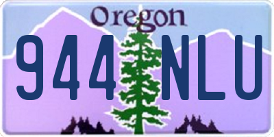 OR license plate 944NLU