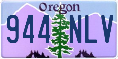 OR license plate 944NLV