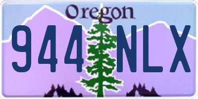 OR license plate 944NLX