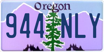 OR license plate 944NLY