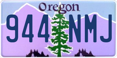 OR license plate 944NMJ