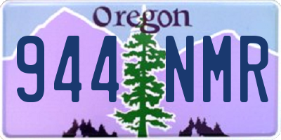 OR license plate 944NMR