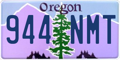 OR license plate 944NMT