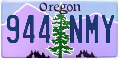 OR license plate 944NMY