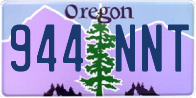 OR license plate 944NNT